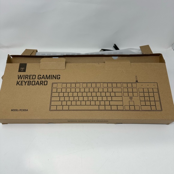 RisoPhy Mechanical Gaming Keyboard, RGB 104 Keys Ultra-Slim LED Backlit USB - Picture 3 of 6